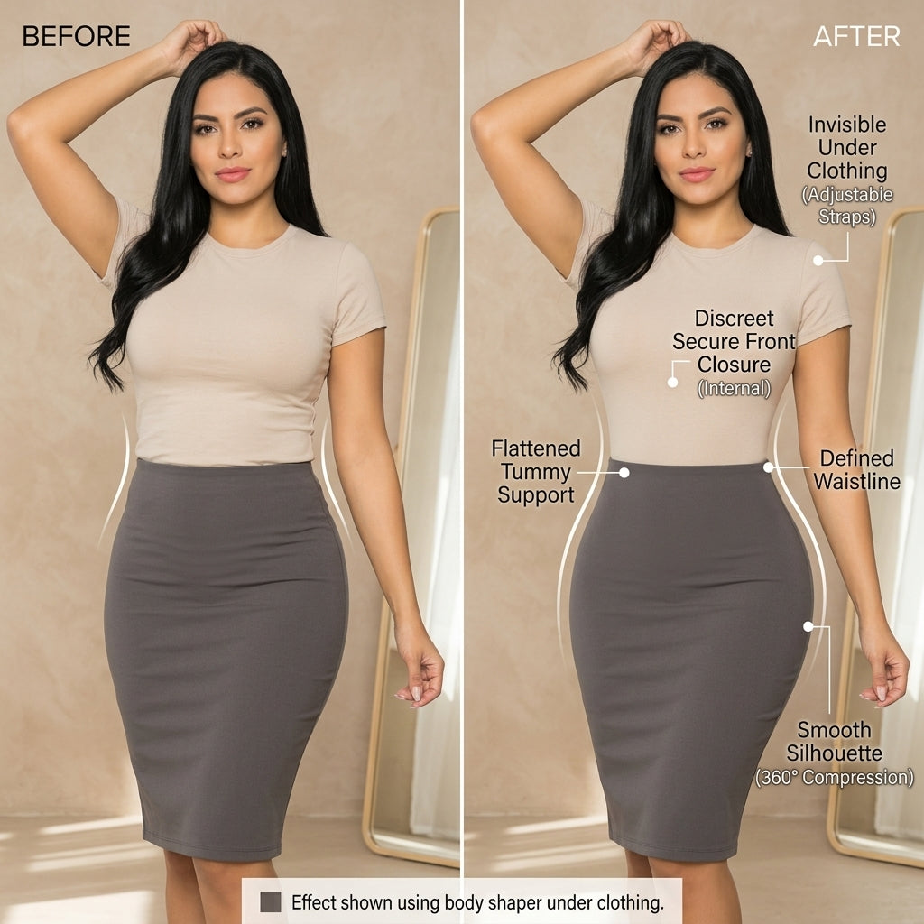 Body gainant ventre plat-fesses bombés